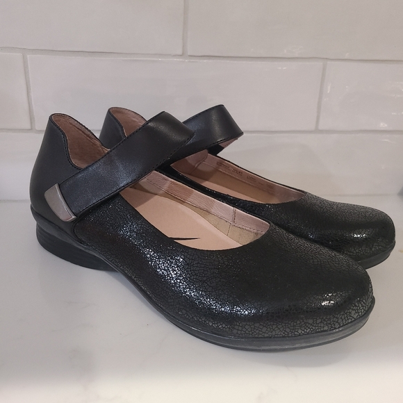Dansko Shoes - Dansko Audrey Mary Jane Black Leather Shoes Size 41 | 10.5 - 11
